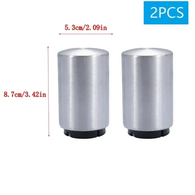 1/2Pcs Automatic Beer Bottle Opener Stainless Steel Push Down Opener for Magnet Beer Soda Cap Bar Party Kitchen Accessories