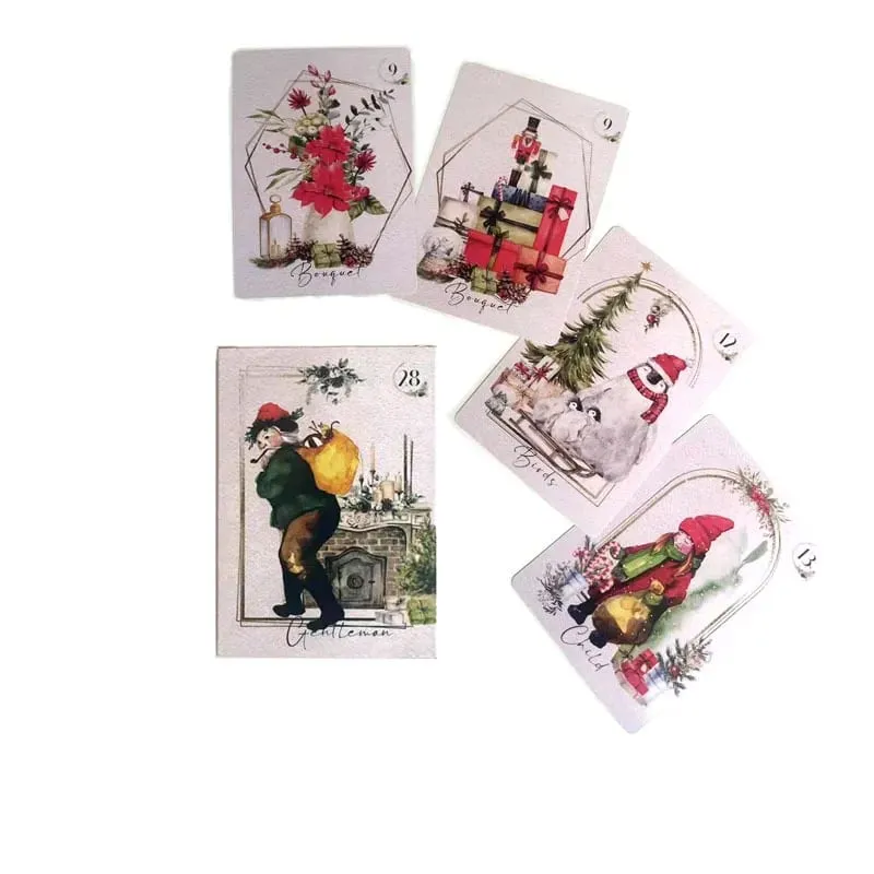 Christmas Oracle Cards Board Game Tarot Deck Game Board Oracle Cards Family Party Playing — image 1