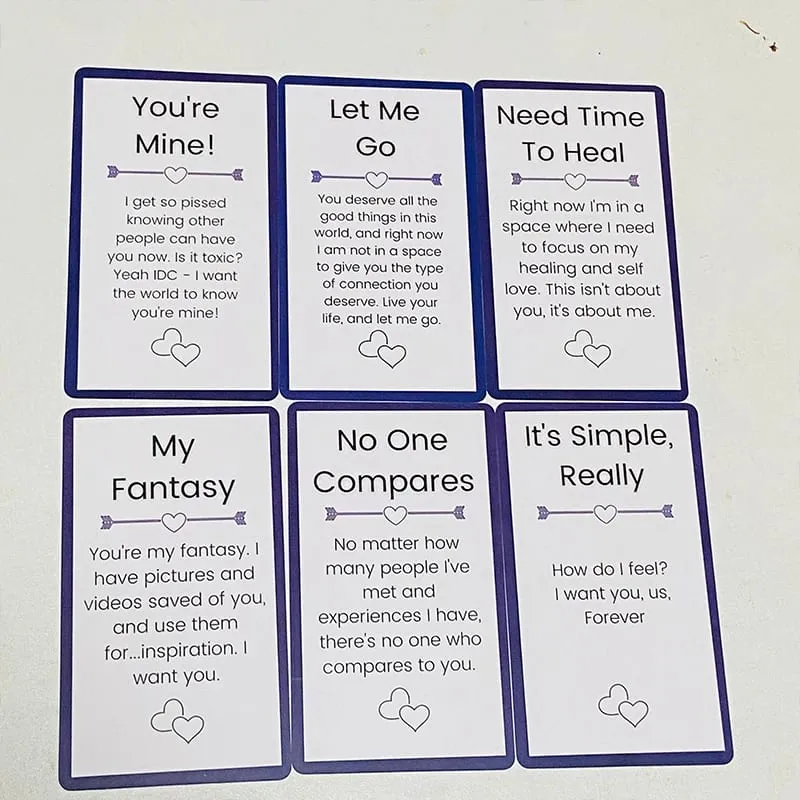 No Communication Massages Oracle Cards 54 English Version Messages Deck Board Games — image 2