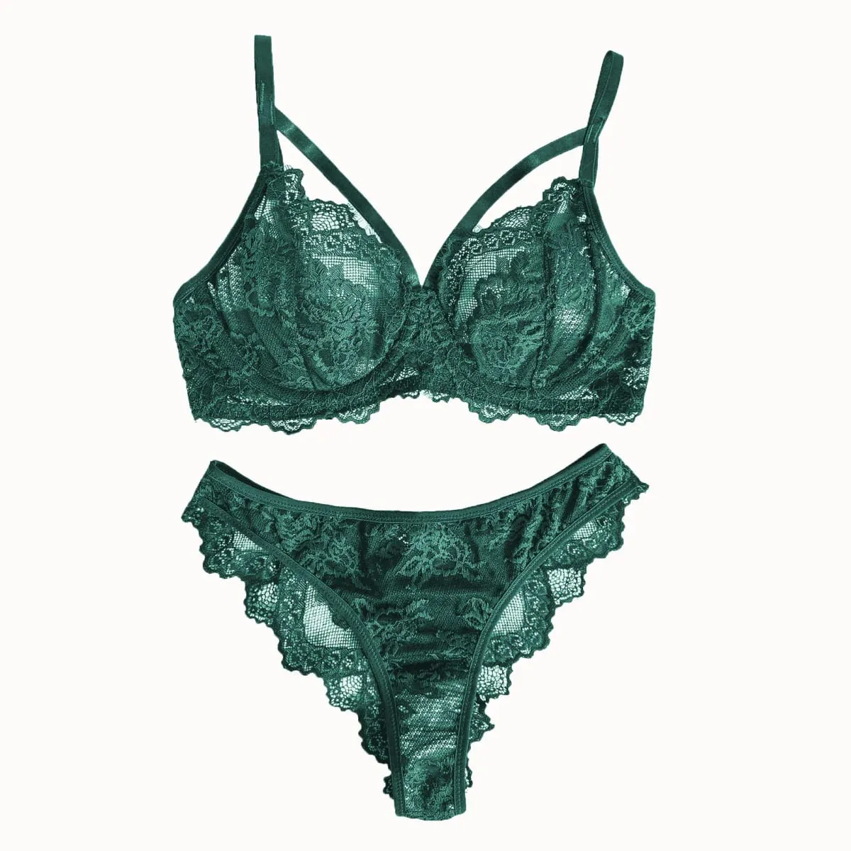 Women's Lingerie & Underwear， eyelash sxy fancy lace strapping underwire bra & brazilian panties ，victoria style