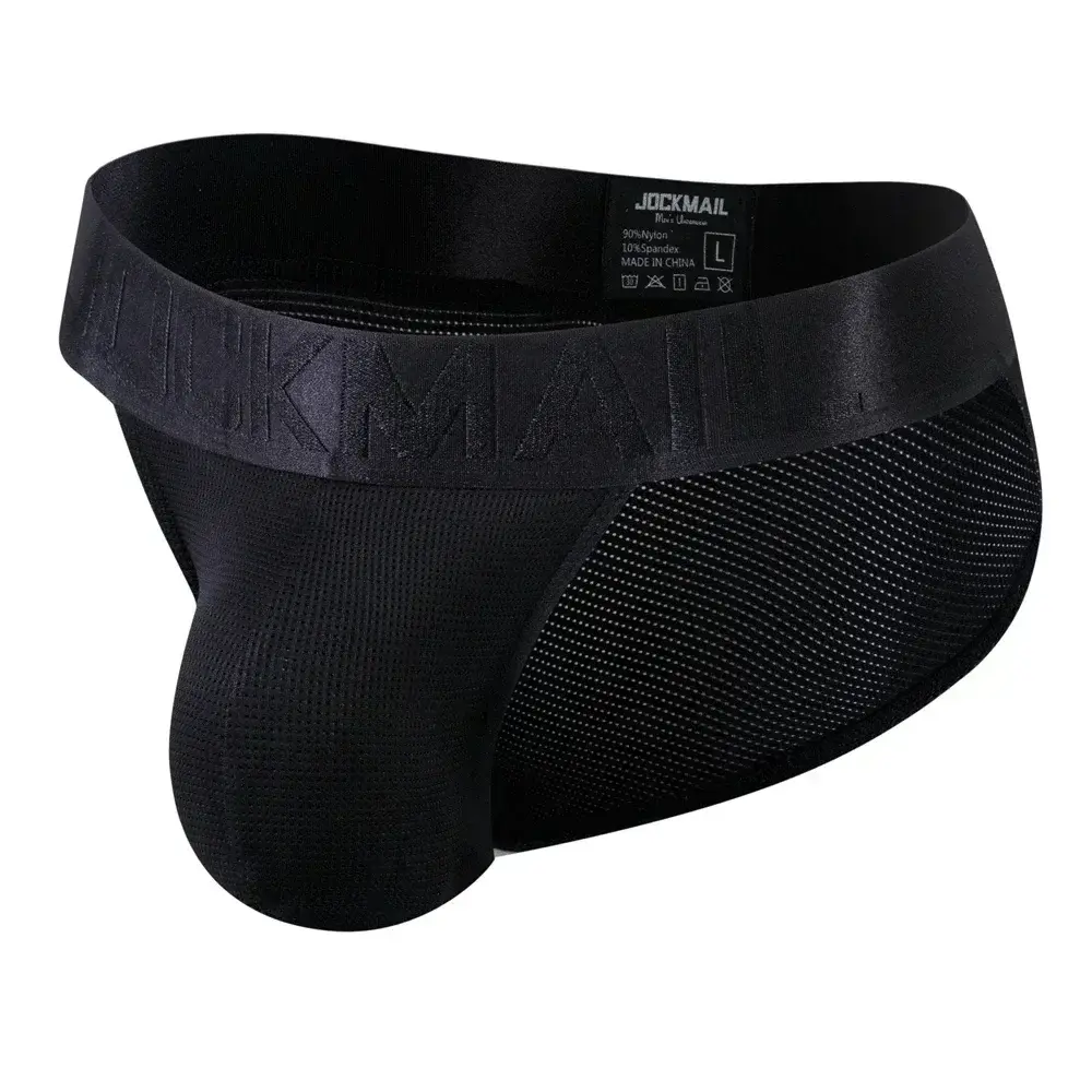 Slip intimo da uomo Mutande in nylon Mesh Slip da uomo ad asciugatura rapida Slip bikini Slip tanga da uomo Sospensorio Intimo gay