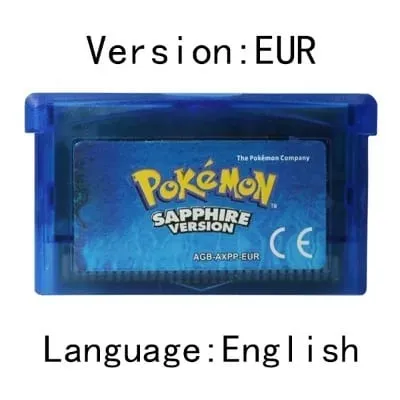 GBA Video Game Cartridge Console Card Pokemon Emerald Ruby FireRed LeafGreen Sapphire Multi-language for GBA/NDS — image 18