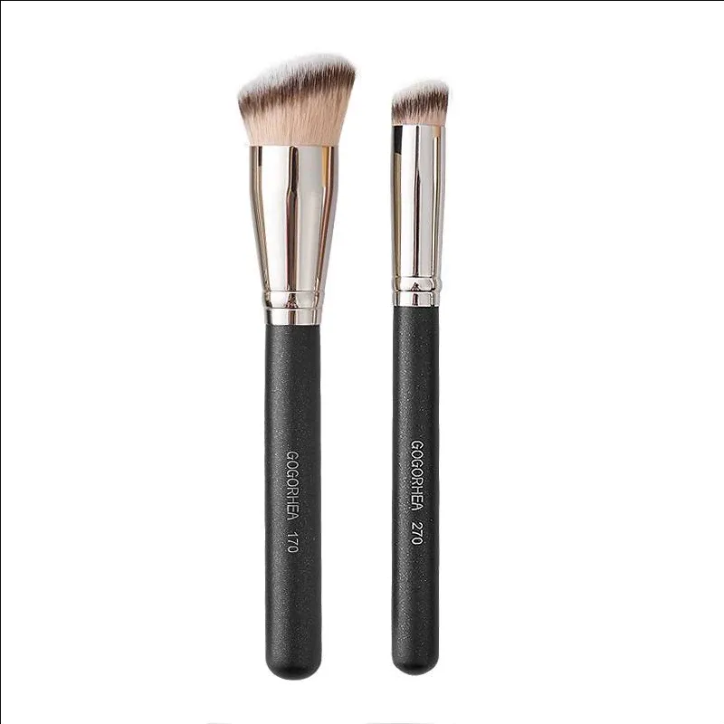 170 Rounded Slant Foundation 270 Concealer Brush Synthetic Flawless Buffing Blending Makeup Brushes — image 1