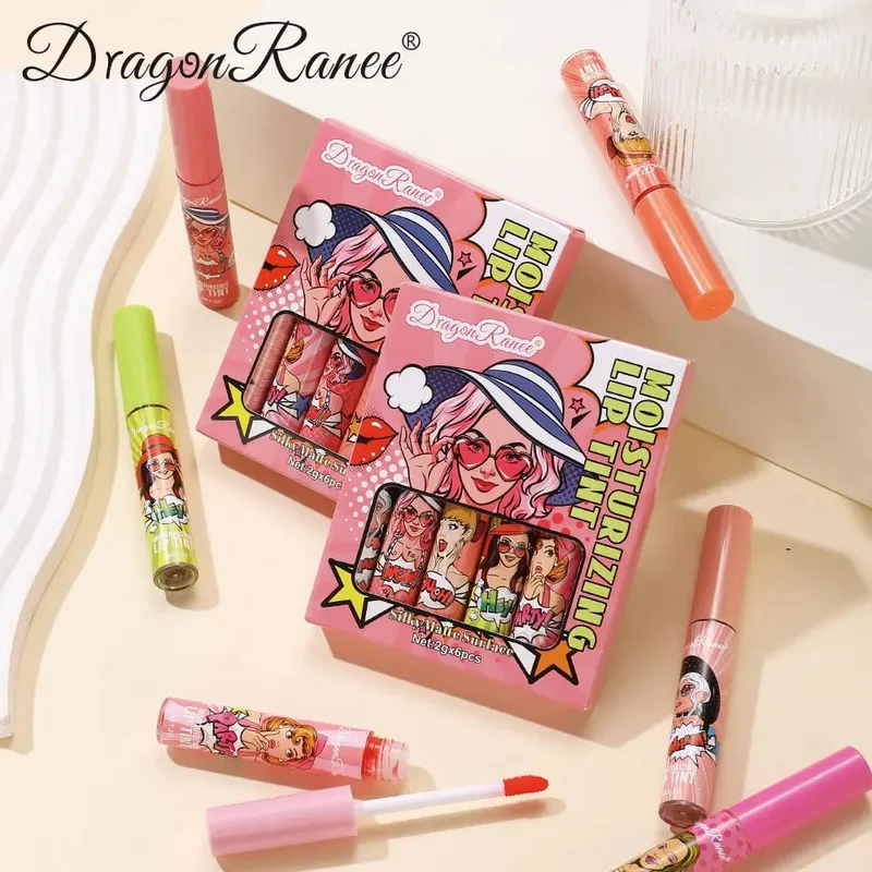 6-pack Lip Gloss Set is easy to color and does not fade. It is a must-have for beginners with lip gloss and holiday