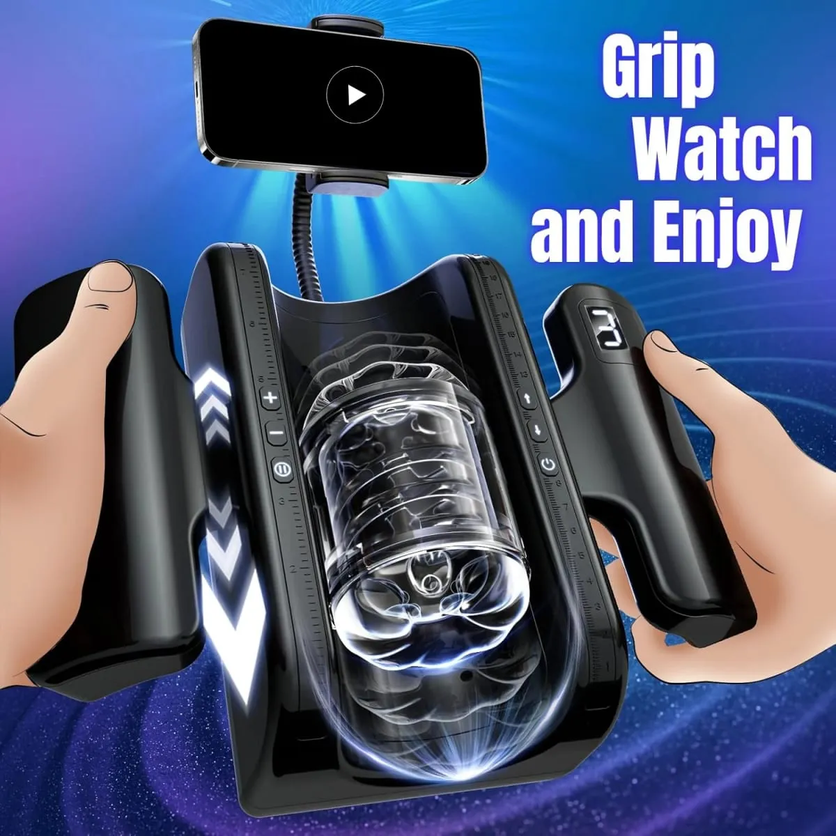 Automatic Male Mastusbafor 3D Realistic Textured Sleeve Male Masterburters Pocket Puzzy Silicone Sweater Waterproof sex toy — image 2