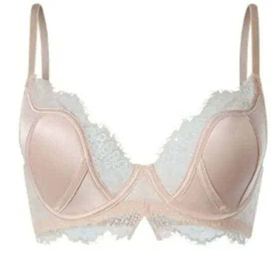 Push Up Bra Women Sexy French Lace Minimizer Full Coverage Wireless Thin Anti Sagging Comfort Support Lingerie S-XL