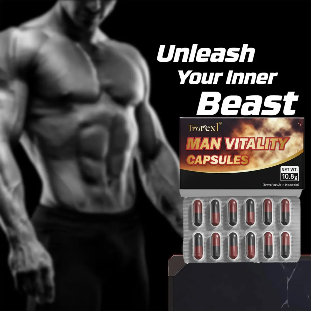 Powerful High Purity Epimedium Supplements Natural Enhance Energy & Endurance Muscle Growth Pill
