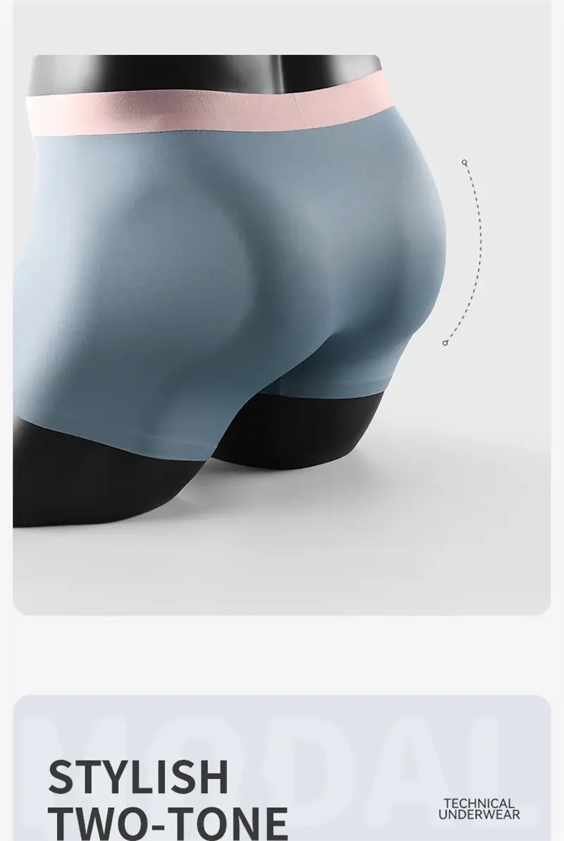 MiiOW 3Pcs Nylon Breathable Men's Panties Seamless Drying Men Underwear Cotton Antibacterial Crotch Man Boxers Mens Underpants — image 11