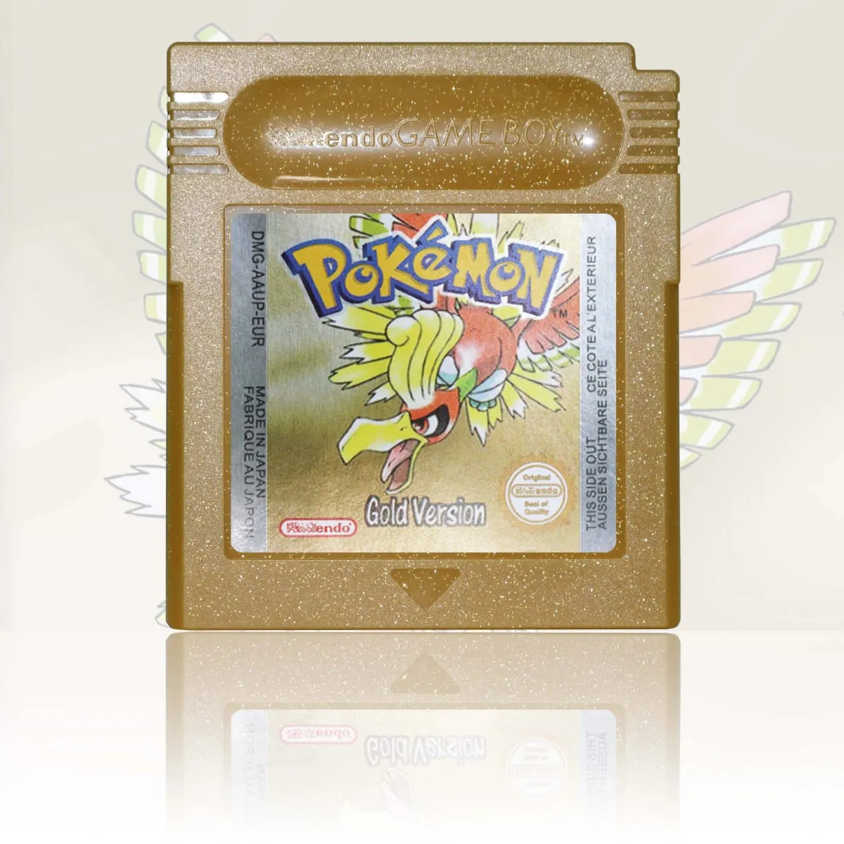GBC/GBA EUR Version Pokemon Crystal/Yellow/Emerald/Fire Red/Leaf Green Game Cartridge Video Game Card High Quality with Battery