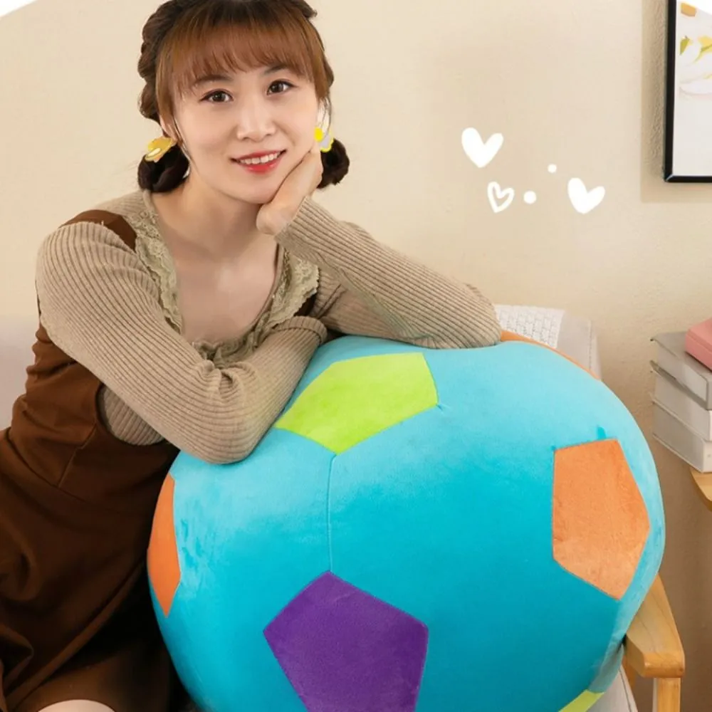 Creative Simulation Basketball High Quality Stuffed Sports Ball Stuffed 22cm Soft Football Pillow Girl Boy