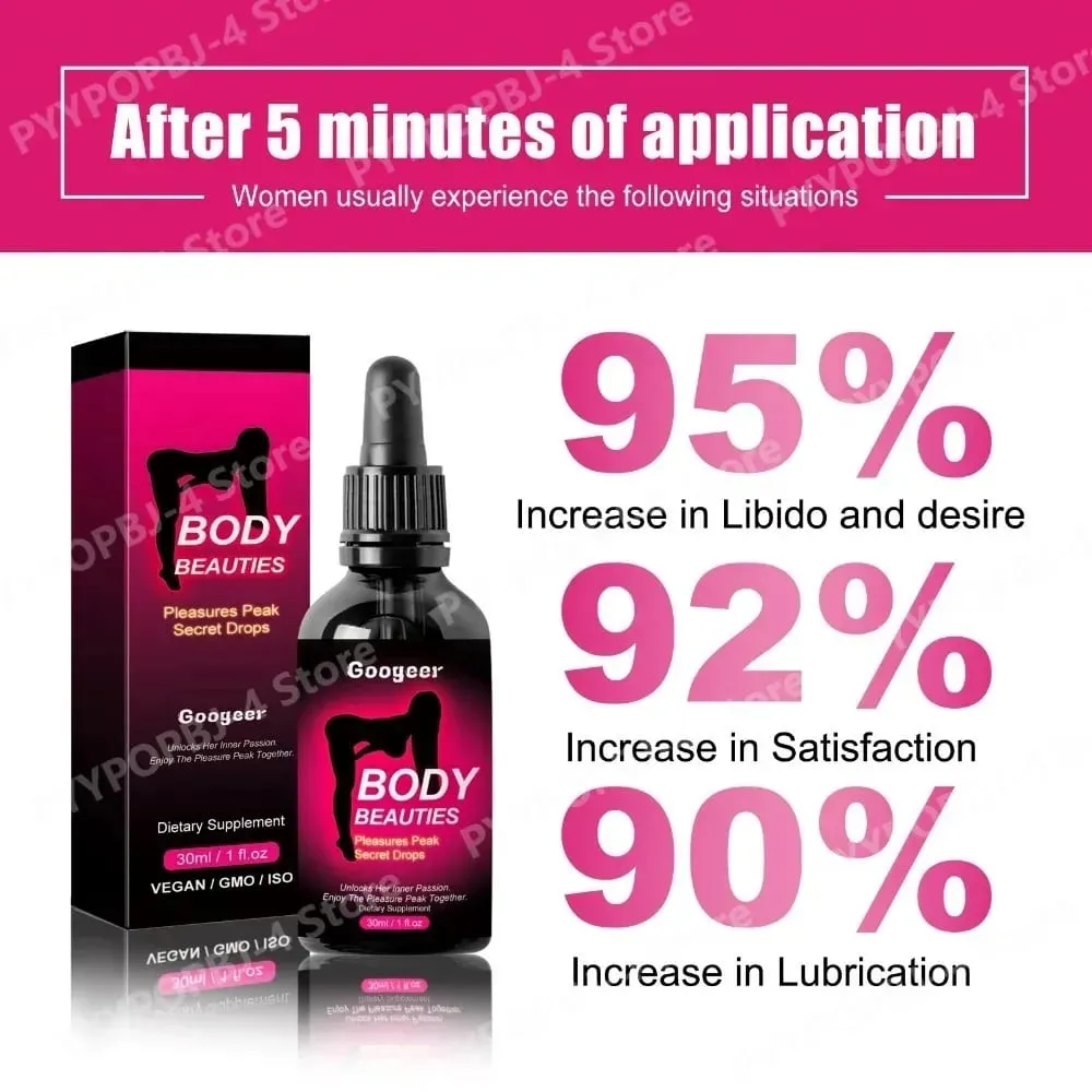 Gotas líquidas de extracto de raíz de maca 30 ml con suplemento líquido Muira Puama y Tribulus para mujeres