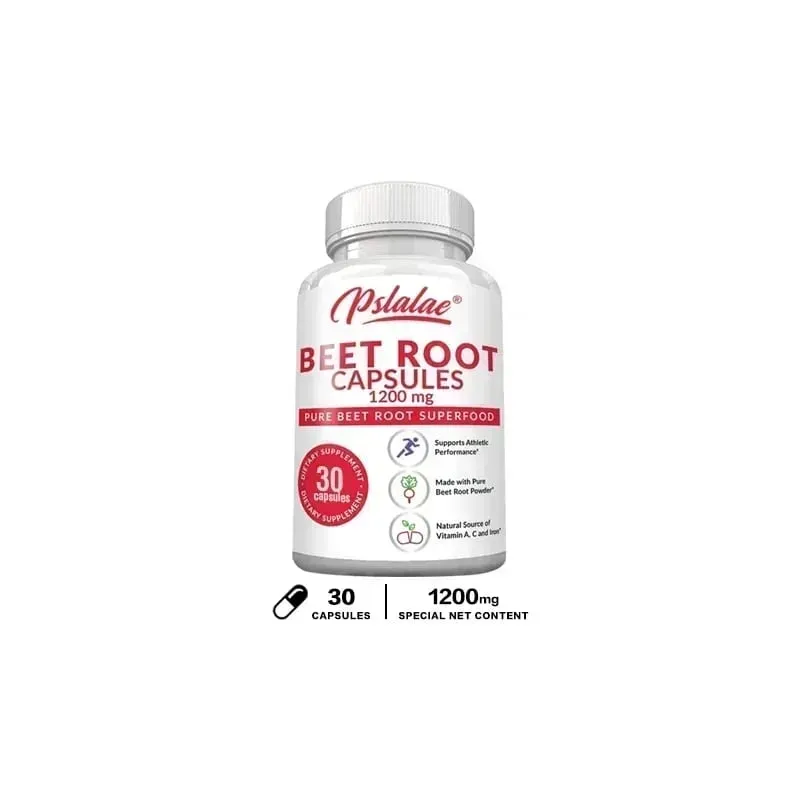 Beetroot Capsules - Helps Relieve Fatigue Promotes Heart and Cardiovascular Health Improves Human Immunity Non-GMO — image 8