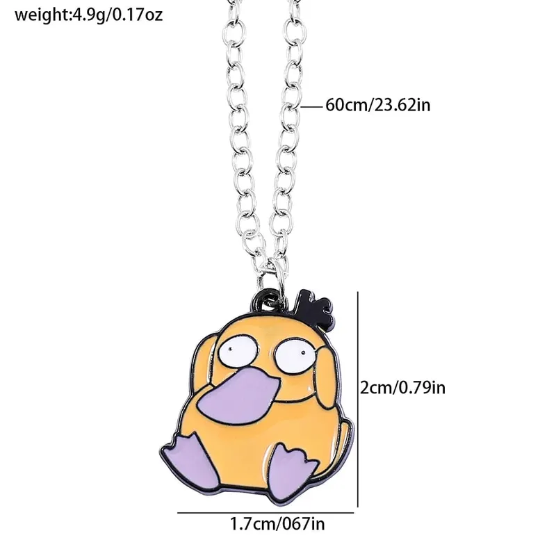 Anime Pokemon Metal Toy Figure Comel Pikachu Squirtle Psyduck Charmander Hiasan Parti Hadiah Cosplay