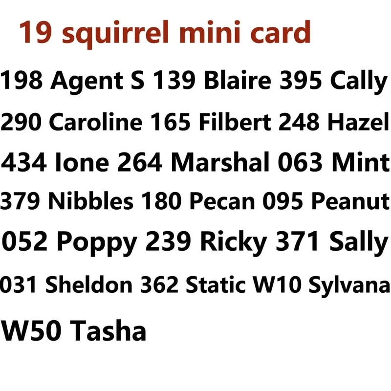 linkage card series 1 to series 5 Sanrio S1 to S6 card NTAG215 NFC Printing animal Card Work for NS switch