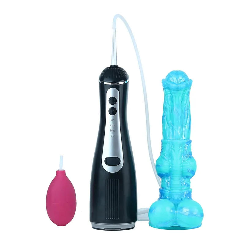 Silicone elétrico esguicho fantasia vibradores com ventosa massageador de próstata ejaculação pênis brinquedos sexuais para mulheres homens