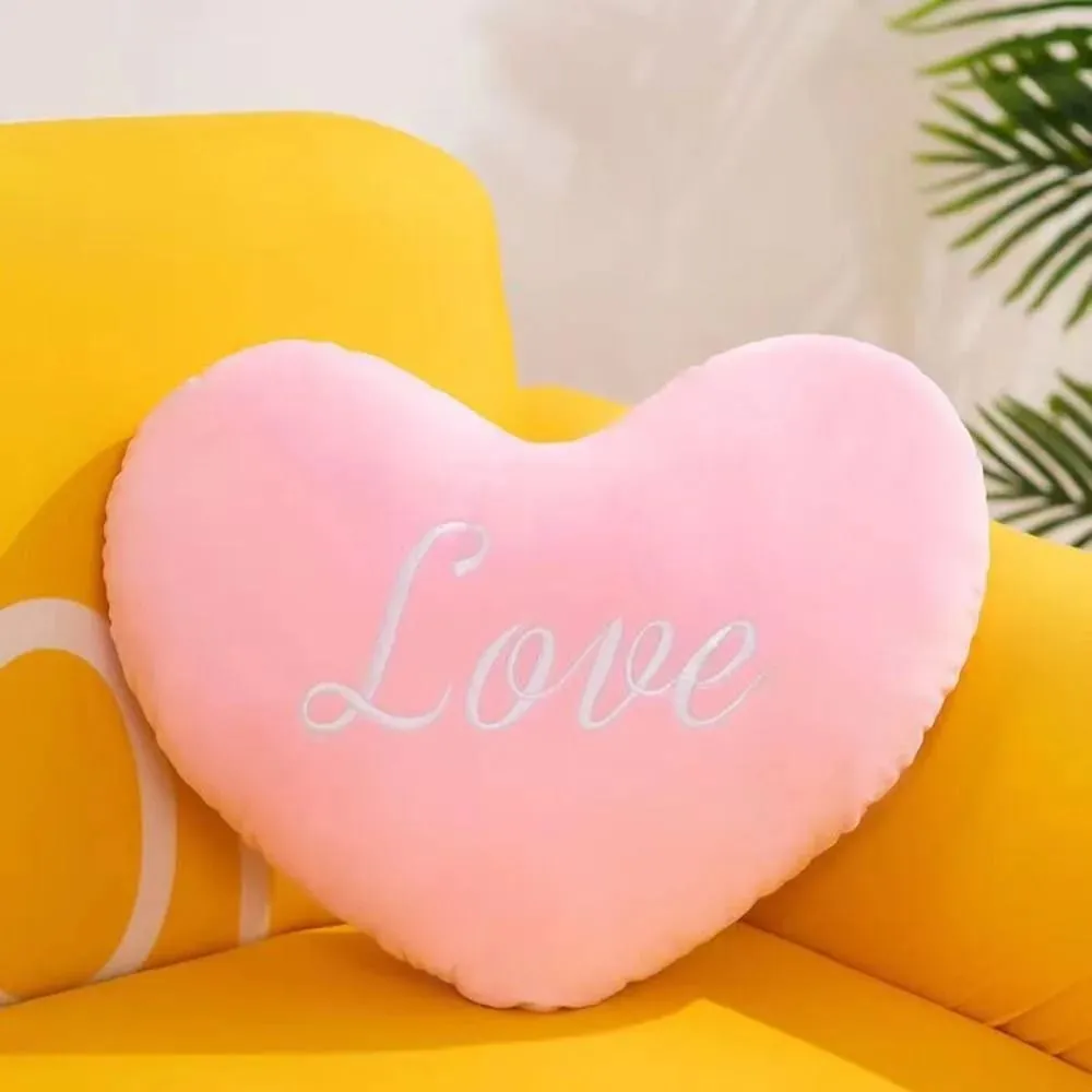 New Heart Shape Heart Pillow Red Color Pink Color Soft Pillow Valentines gift Pillow Home Decorative