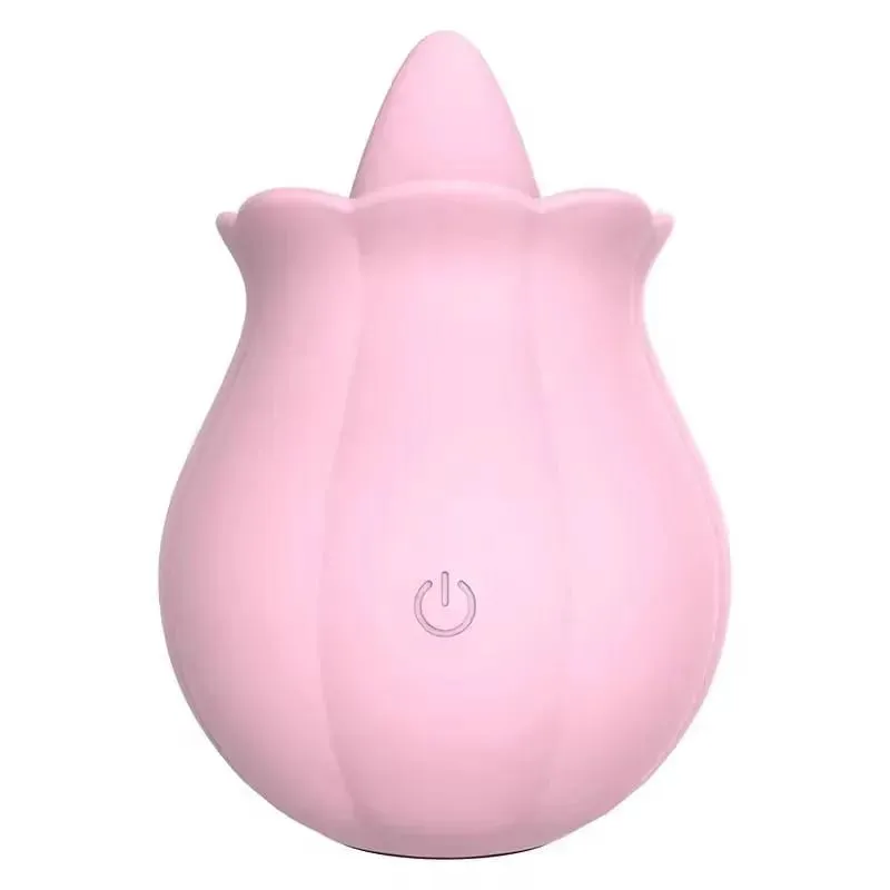 Kraftfull tungslickande vibrator för kvinnor G Spot Clitoris Bröstvårtstimulator Massager Masturbator Sexleksaker för vuxna för par 18+