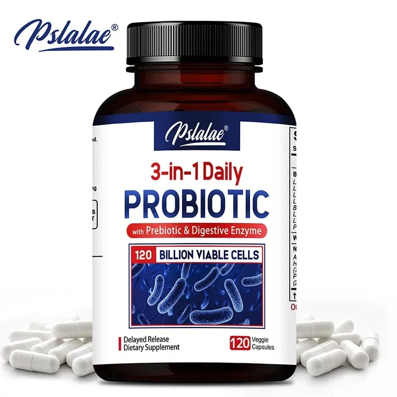 Probiotics + Prebiotics + Digestive Enzymes - Improves Digestion and Immunity Relieves Constipation Supports Intestinal Health — image 2
