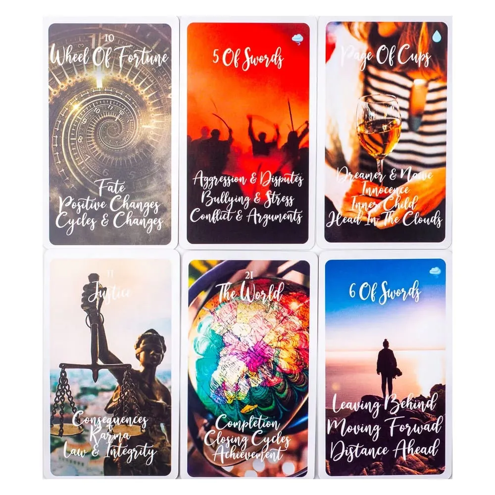 New Arrival 78Cards Twin Flame Awakened Path Tarot Deck Card 10.3x6cm For Family Party Fortune Telling Divination Game