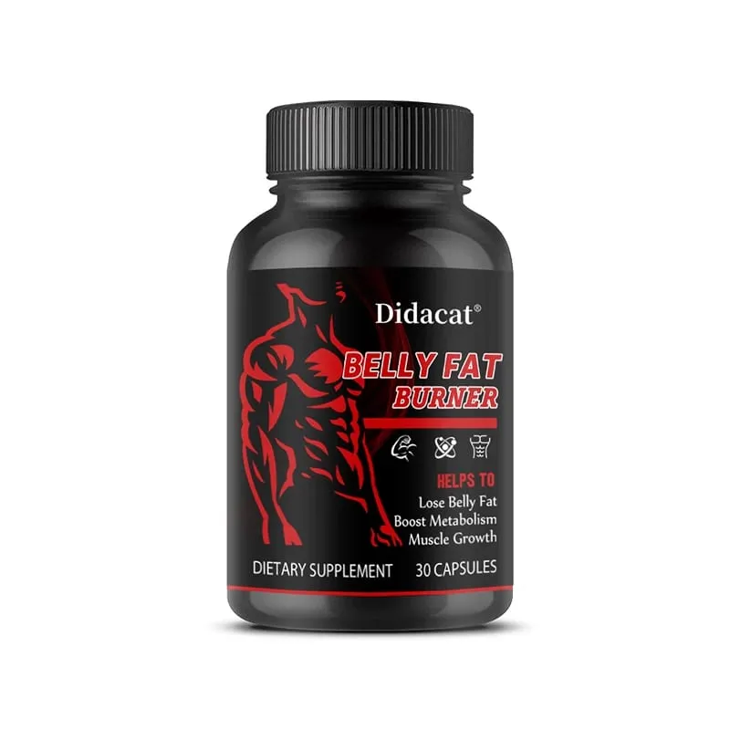 Stimulant-Free Men's Belly Fat Burner Capsules Boost Metabolism Burn Stubborn Fat Tighten Abs Preserve Muscle Caffeine-Free — image 8
