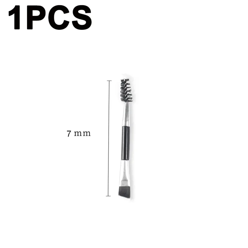 Double-headed Angled Eyebrow Brush Eyelash Comb Professional Makeup Brushes for Brow Eyelash Extension High Quality Eye Brushes — image 11