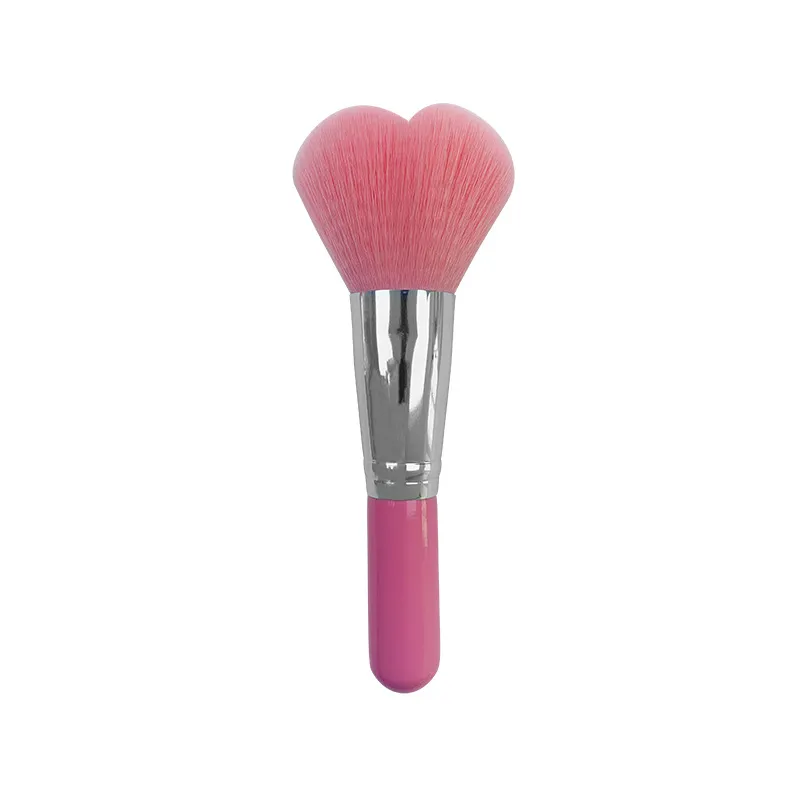 Makeup Brushes Blusher Brush Love Shape Loose Powder Brush Super Soft Fiber Wool Dot Blush Brush Cosmestic Beauty Make up Tools