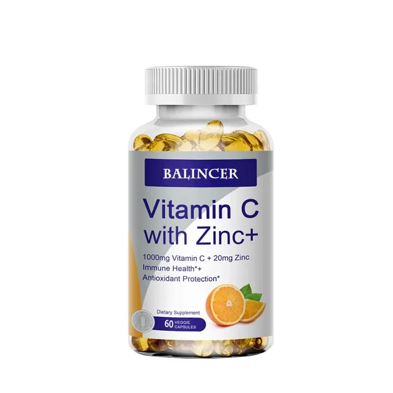 Vitamin C with Zinc Bioavailable Ascorbic Acid Zinc Oxide Non-GMO and Gluten-Free Supplement — image 10