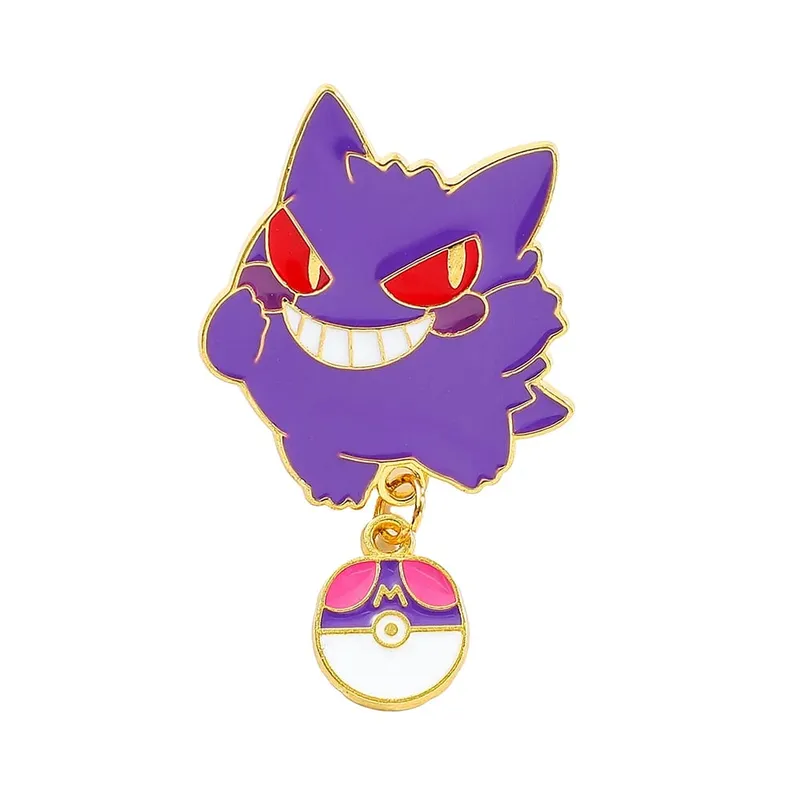 Enamel Pins Set - Cute Pikachu Squirtle Charmander Brooches for Backpacks Jackets - Anime Cartoon Badges Gift for Fans