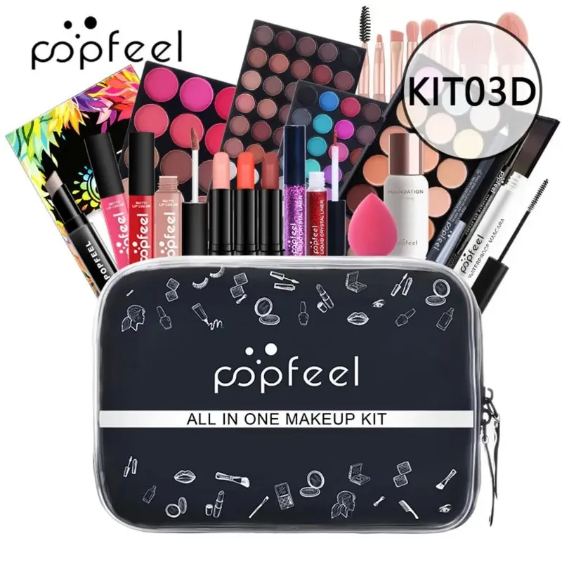 Women's All-In-One Makeup Kit Full Set - Eyebrow Eyeliner Eyeshadow Included Beauty Makeup Sets for Women