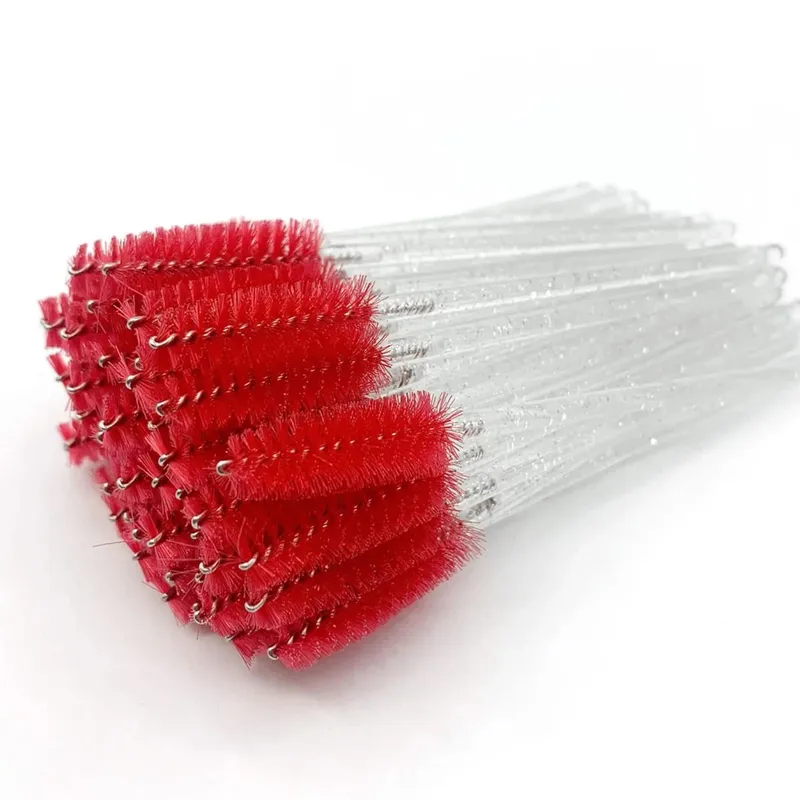 Spazzole per ciglia usa e getta Manico in cristallo di diamante Pennello per ciglia Sopracciglio Bacchette per mascara Forniture per estensione ciglia Strumenti per il trucco