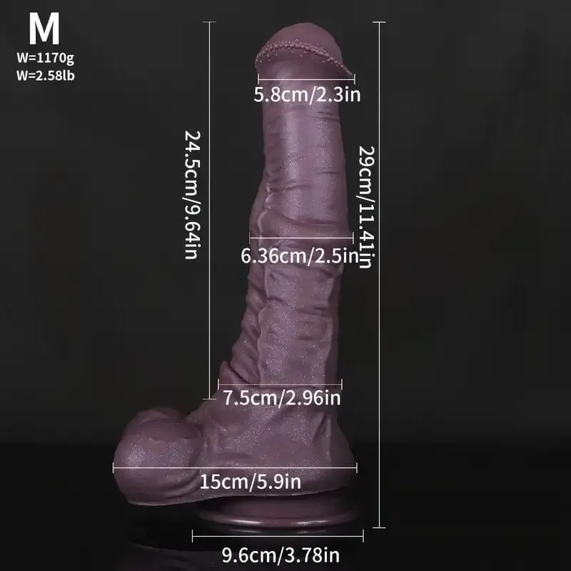 Besar Kuda Dildo Palam Dubur Mainan Seks untuk Lelaki Wanita Silikon Palam Punggung Kuda Zakar Besar S-L Prostat Tukang Urut Pelebaran Dubur 18+