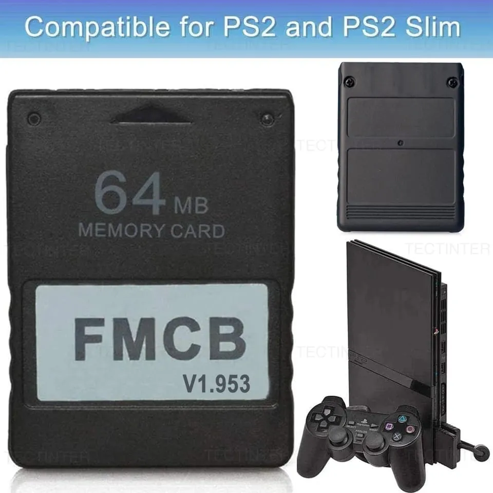 ฟรี McBoot สำหรับ Sony PS2/PS2 Slim คอนโซลสำหรับ Playstation 2 8 MB/16 MB/ 32 MB/64 MB OPL MC Boot สำหรับ PS2 อุปกรณ์เสริม — image 1