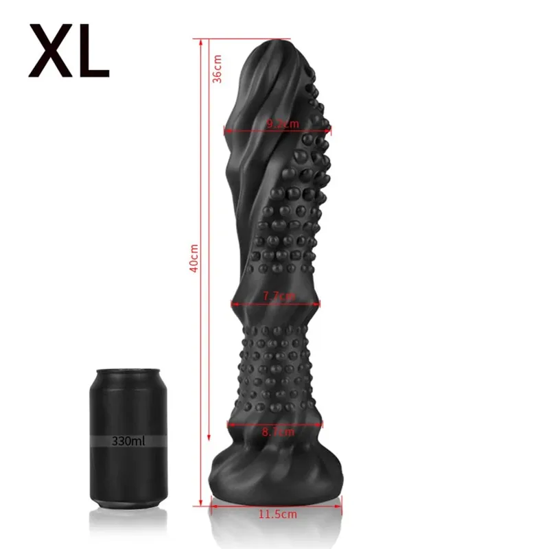 Wolf Tooth Stick Huge Long Anal Plug Big Dildo Butt Plug Anus Expansion Stimulator Prostate Massage Anal Sex Toys for Woman Men