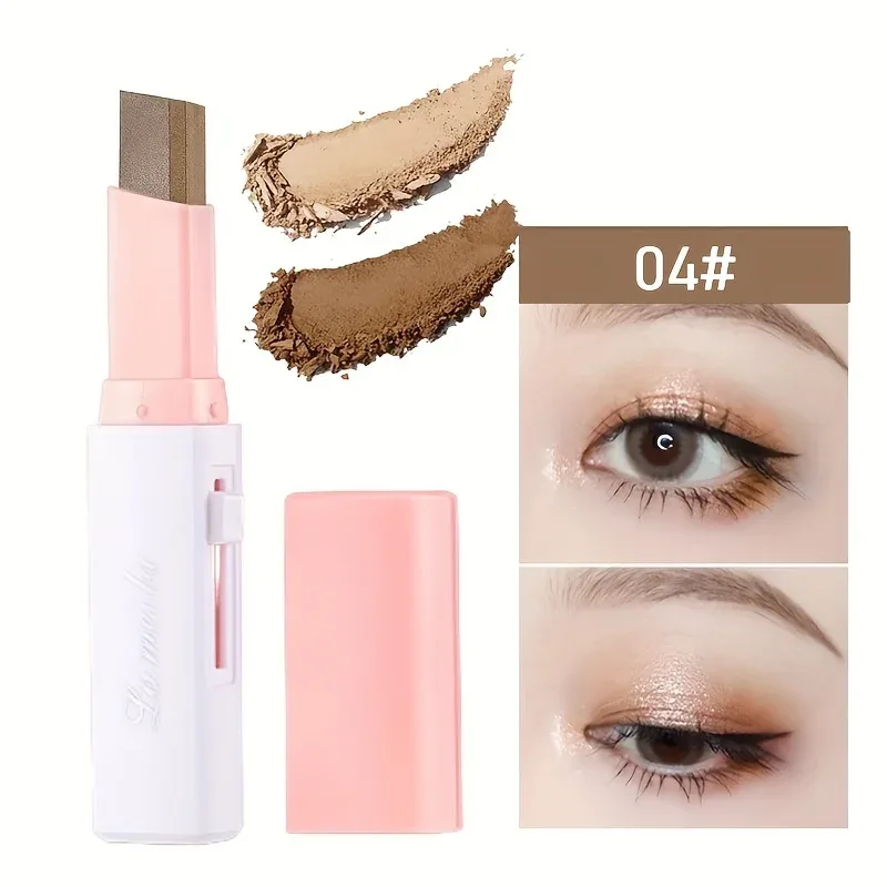2 In 1 Pearly Highlighter Eyeshadow Stick Makeup Waterproof Long Lasting Glitter Eyeshadow Eyeliner Stick Eyes Makeup Cosmetics — image 9
