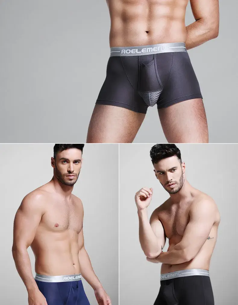 Men's Boxer Shorts Push Up Underwear Modal Underpants Male Brethable Bullet Separation Pouch Panties Cueca Plus Size L-5XL — image 9
