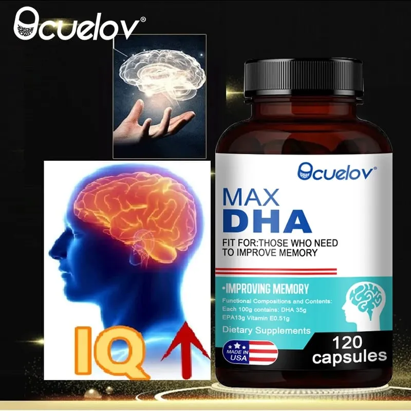 Bcuelov MAX DHA-enhance Memory Protect Eyesight Intelligence Activate Brain Cells Improve Brain Fatigue Dietary Supplement — image 5