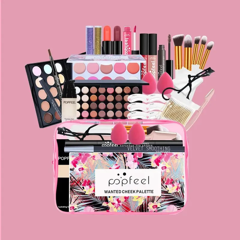 Women's All-In-One Makeup Kit Full Set - Eyebrow Eyeliner Eyeshadow Included Beauty Makeup Sets for Women