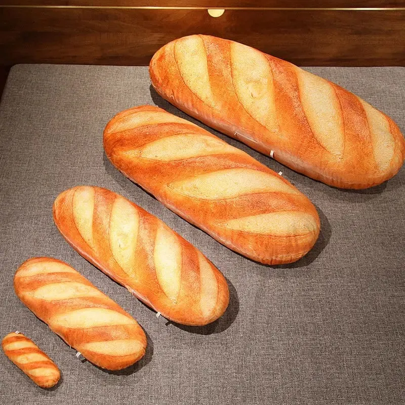 Wholesale Giant Bread Plush Long Pillow Toy Soft Funny Simulation Food Toy Creative Cushion Birthday Present Christmas Gift