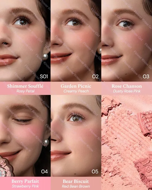 Sweet Treats Full Face Set Makeup Gift Set All In Shimmer Eye Shadow Palette Blush Powder Lip Jelly Gift Box