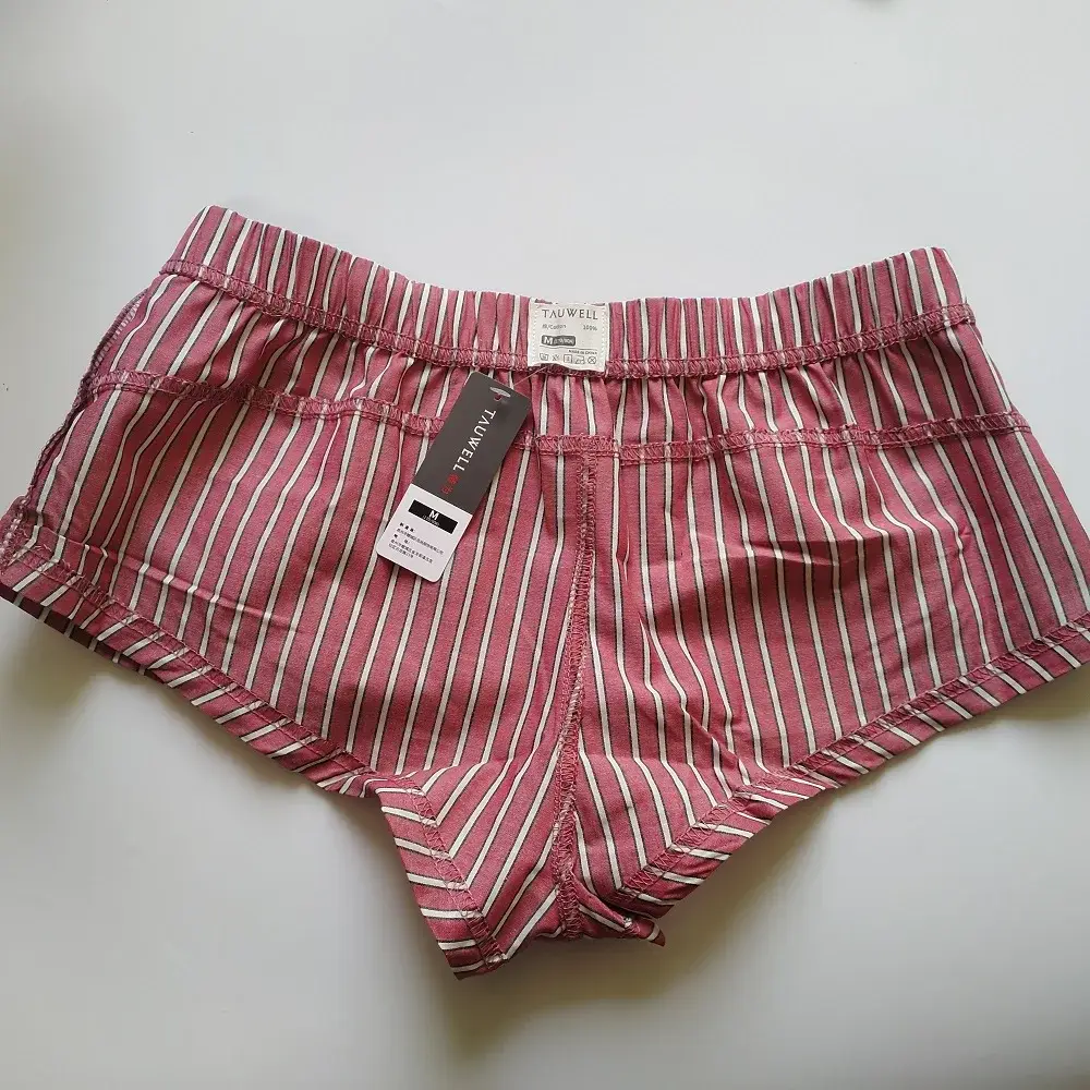Boxer classici a righe per intimo da uomo, comodo cotone traspirante