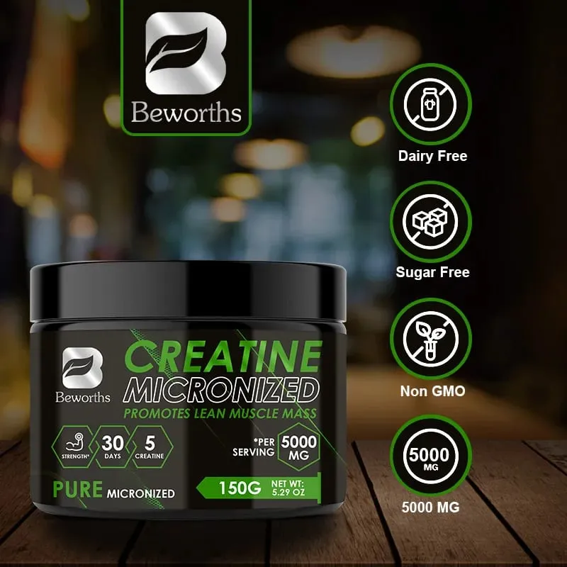 Creatine Monohydrate Sports Dietary Supplements for Workout Muscle Building Cellular Energy Enhance Muscle Strength