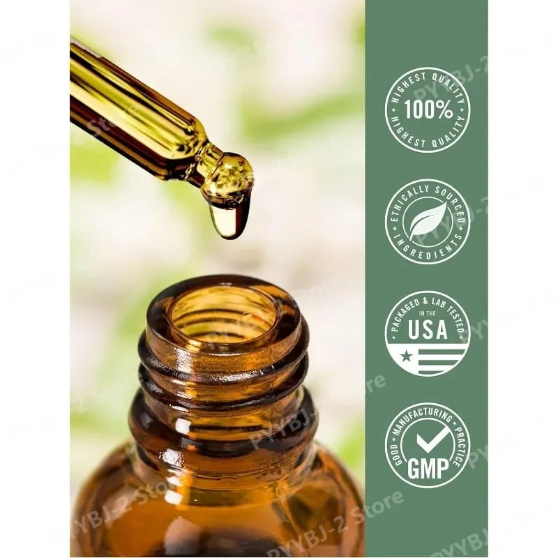 Huile d'origan biologique, gouttes liquides, supplément végétalien à base de plantes, santé, sans OGM, sans gluten, soutien nutritionnel quotidien, 60 ml par bouteille