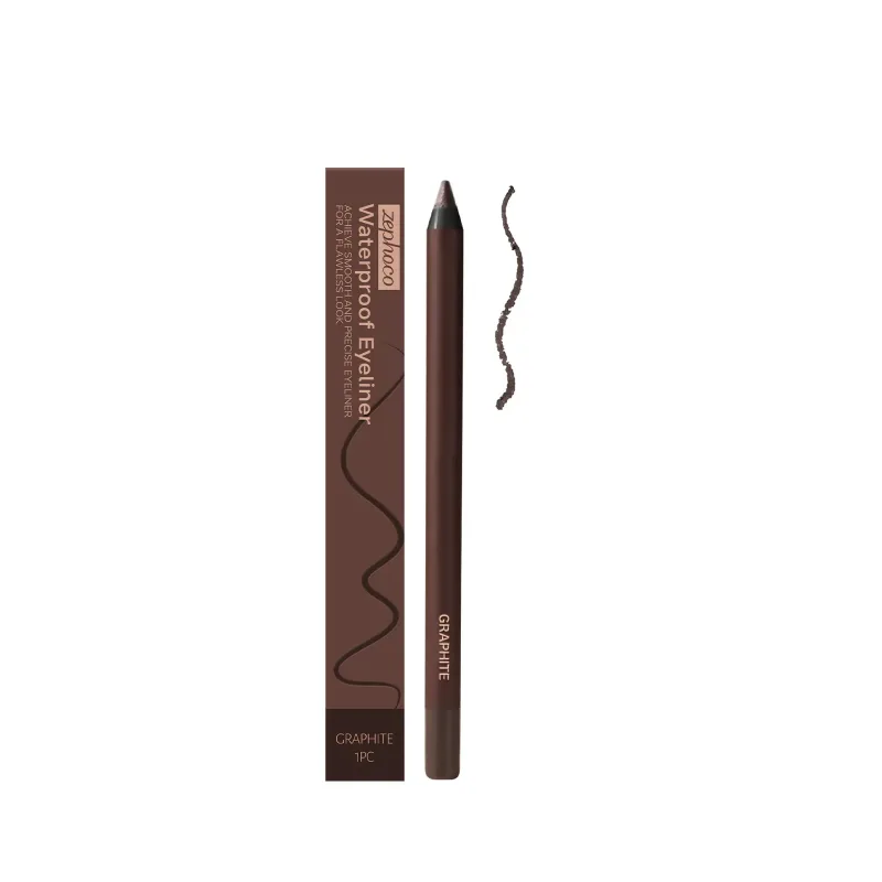 Waterproof Eyeliner Brown Smooth Matte Eye Liner Long Lasting Non Smudging High Pigmented Eyebrow Pencil Punk Eye Makeup