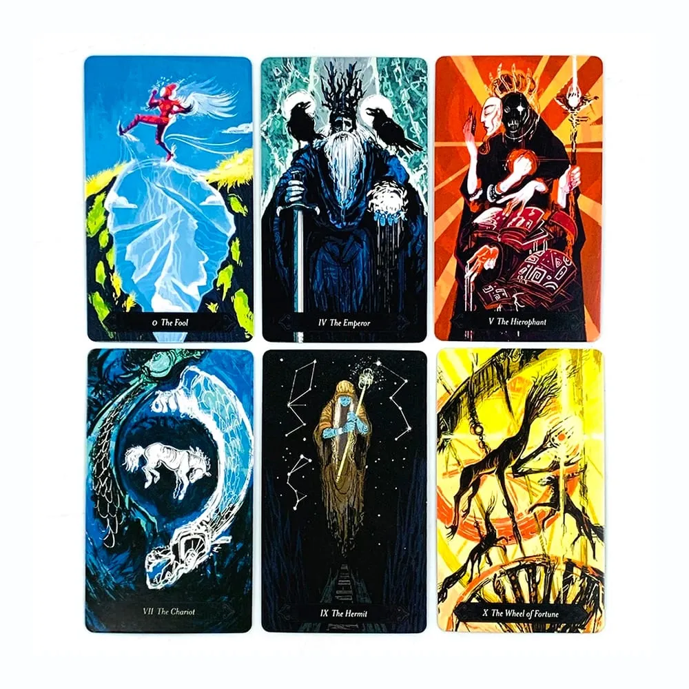 The LUBANKO Tarot Deck Mystical Artwork Durable & Portable Meditation & Party Games Perfect For Spiritual Guidance & Collector