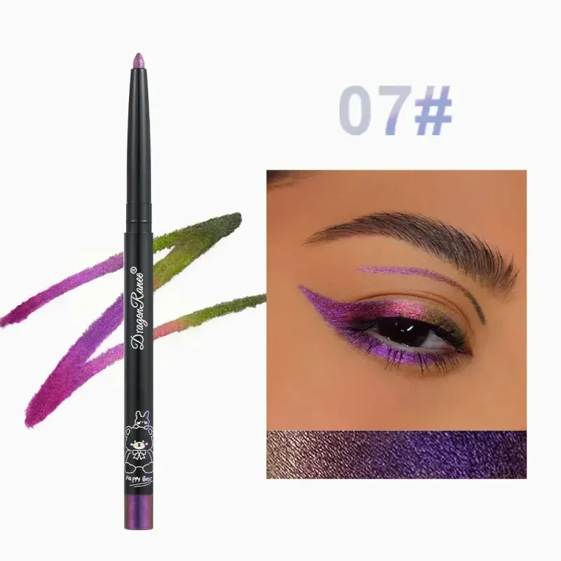 Chameleon Eyeliner Gel Pen Waterproof Chameleon Eyeshadow Pencil Long Wear MultiChrome Eyeliner Glitter Highlights Eye Makeup