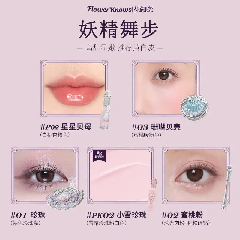 Flowerknows All-in-One make-up Dárková sada Oční stíny, korektor na tvářenku a glazura na rty Flower Know Kit Full Maquillage Professionnelle