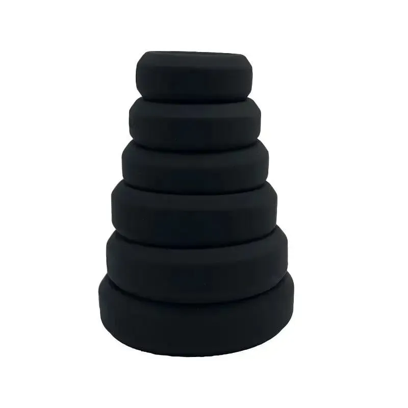 6 Sizes Silicone Penis Ring Scrotum Lock Cockring Erection Extender Cock Ring Ejaculation Delay Adult Products Sex Toys For Men — image 2