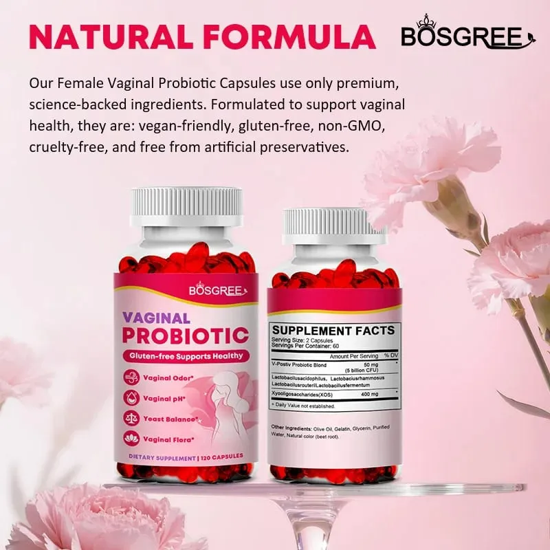 Probiotics for Women - Promotes Vaginal Intestinal Immune and Overall Women's Health PH Balance Odor Control Support Gut Health