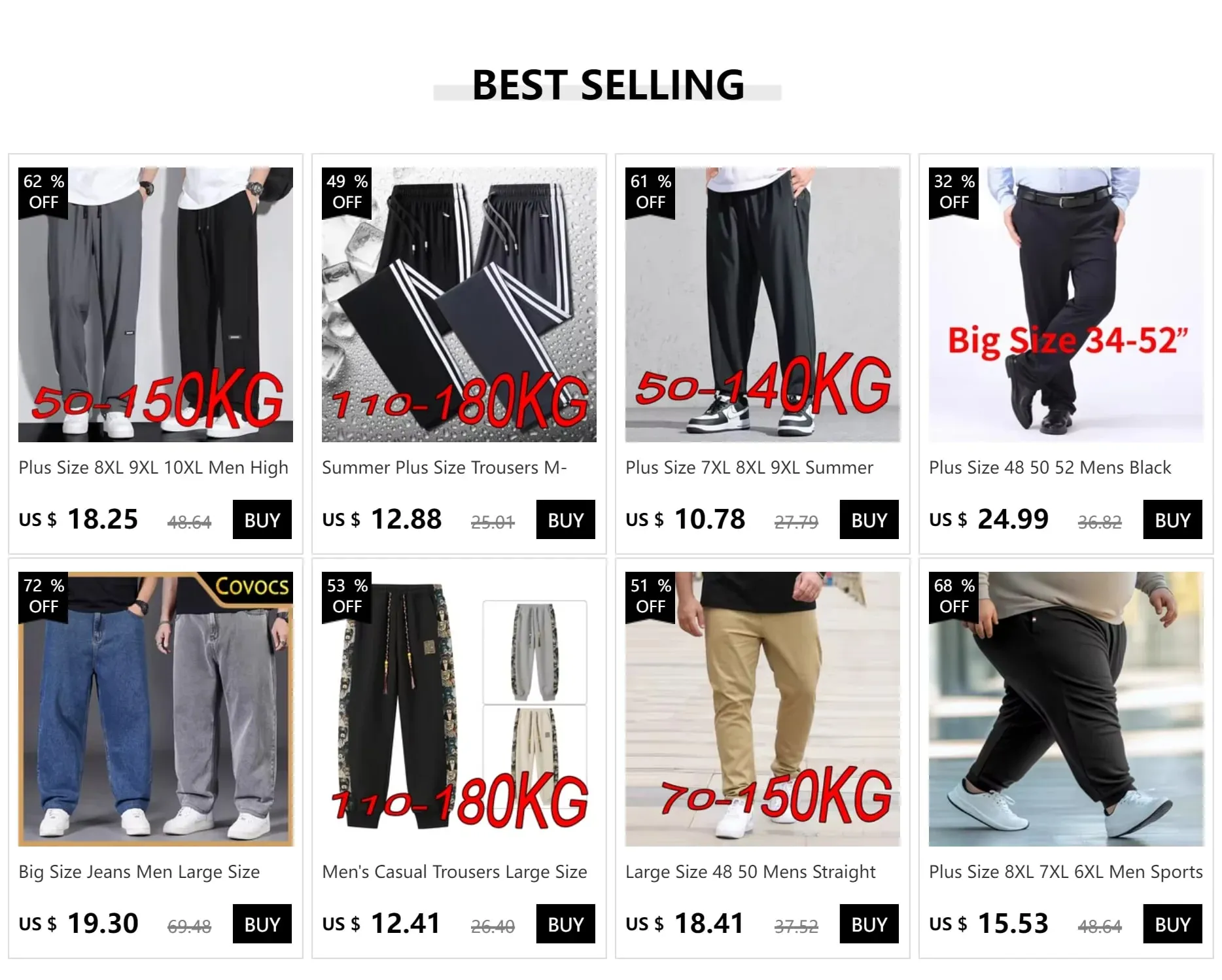 Plus Size Men's Solid Barrel Denim Pants For Spring Fall Casual Black Trendy Jeans For Men