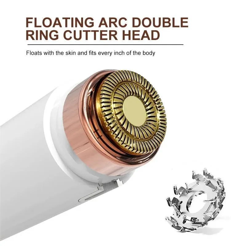 2-in-1 Double Head Women's Shaving Machine Eyebrow Trimmer Electric Eyebrow Trimming Knife Eyebrow Trimming Pen